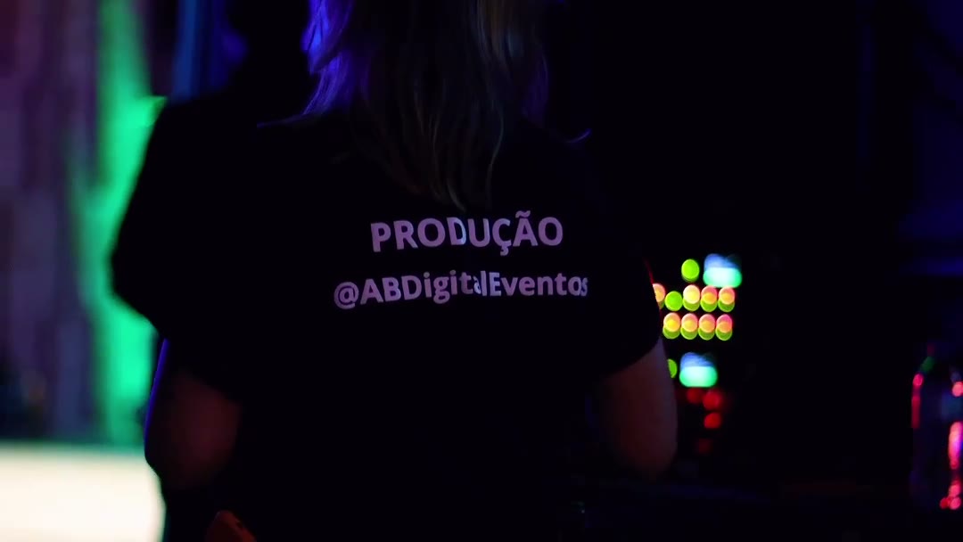 Equipe de produção AB Digital nos bastidores do evento Segredos da Audiência